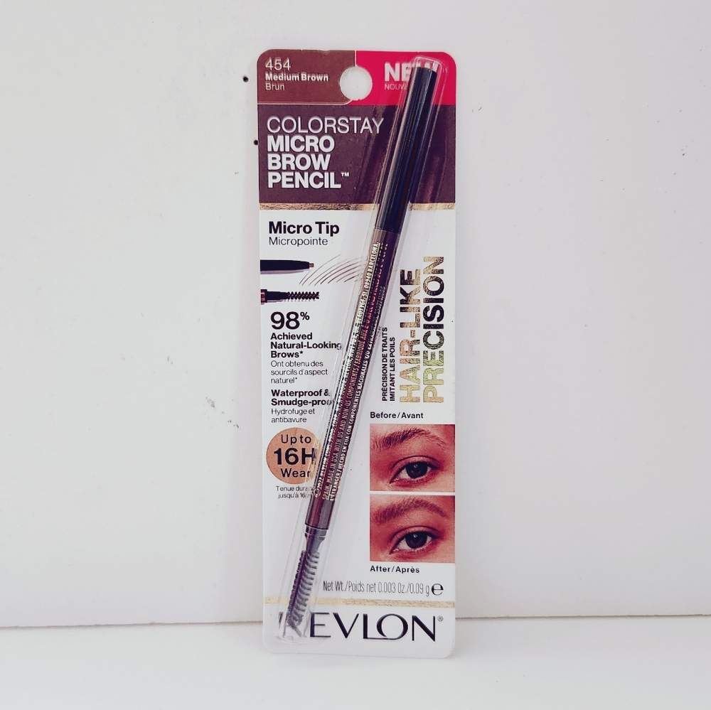 ⭐4/$15 Revlon ColorStay Micro Brow Pencil Medium Brown